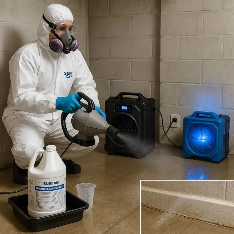 Sanitization and Odor Removal process in Victor, ID